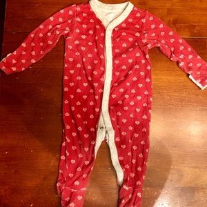Old Navy 3-6 Month Valentines Hearts Jammies